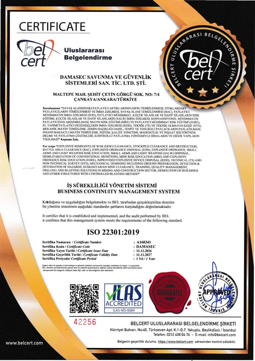 ISO 22301:2019 — Business Continuity Management System