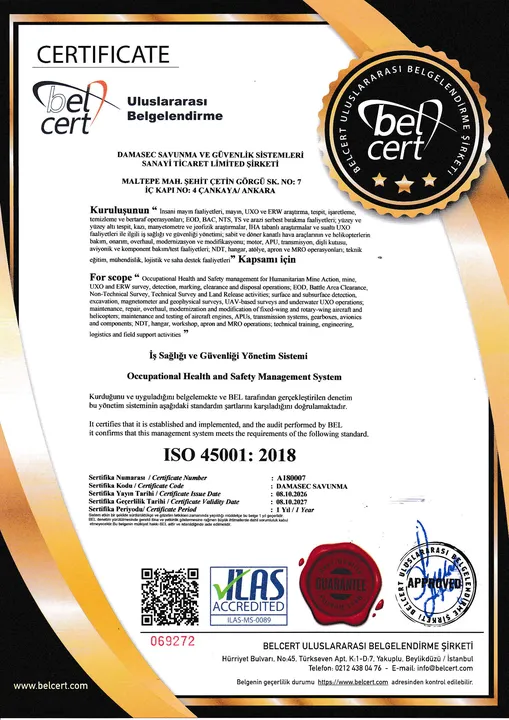 ISO 45001:2018 — Occupational Health and Safety Management System