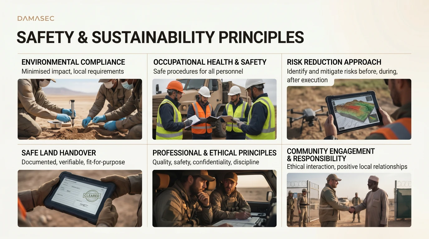 Safety & Sustainability Principles