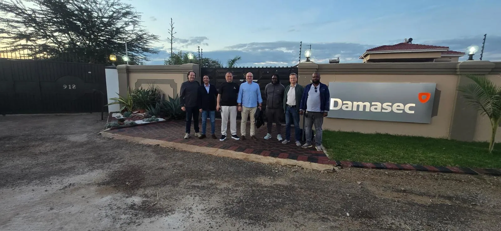 Team at the DAMASEC facility