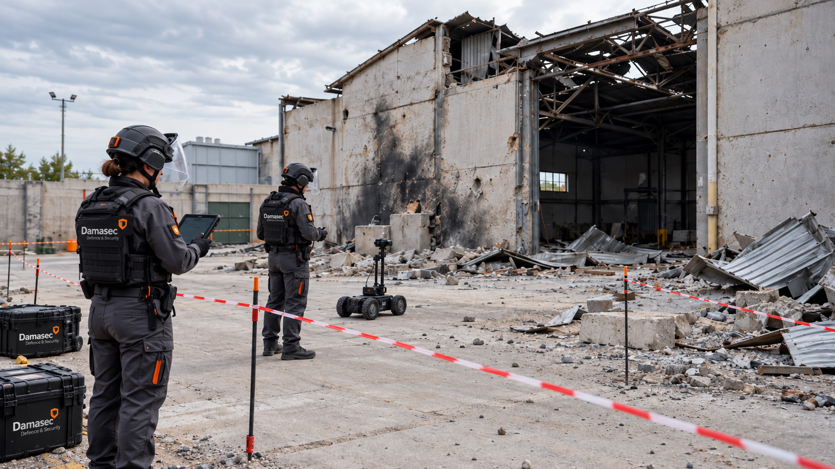 Ammunition Depot and Post-Blast Hot-Spot Clearance